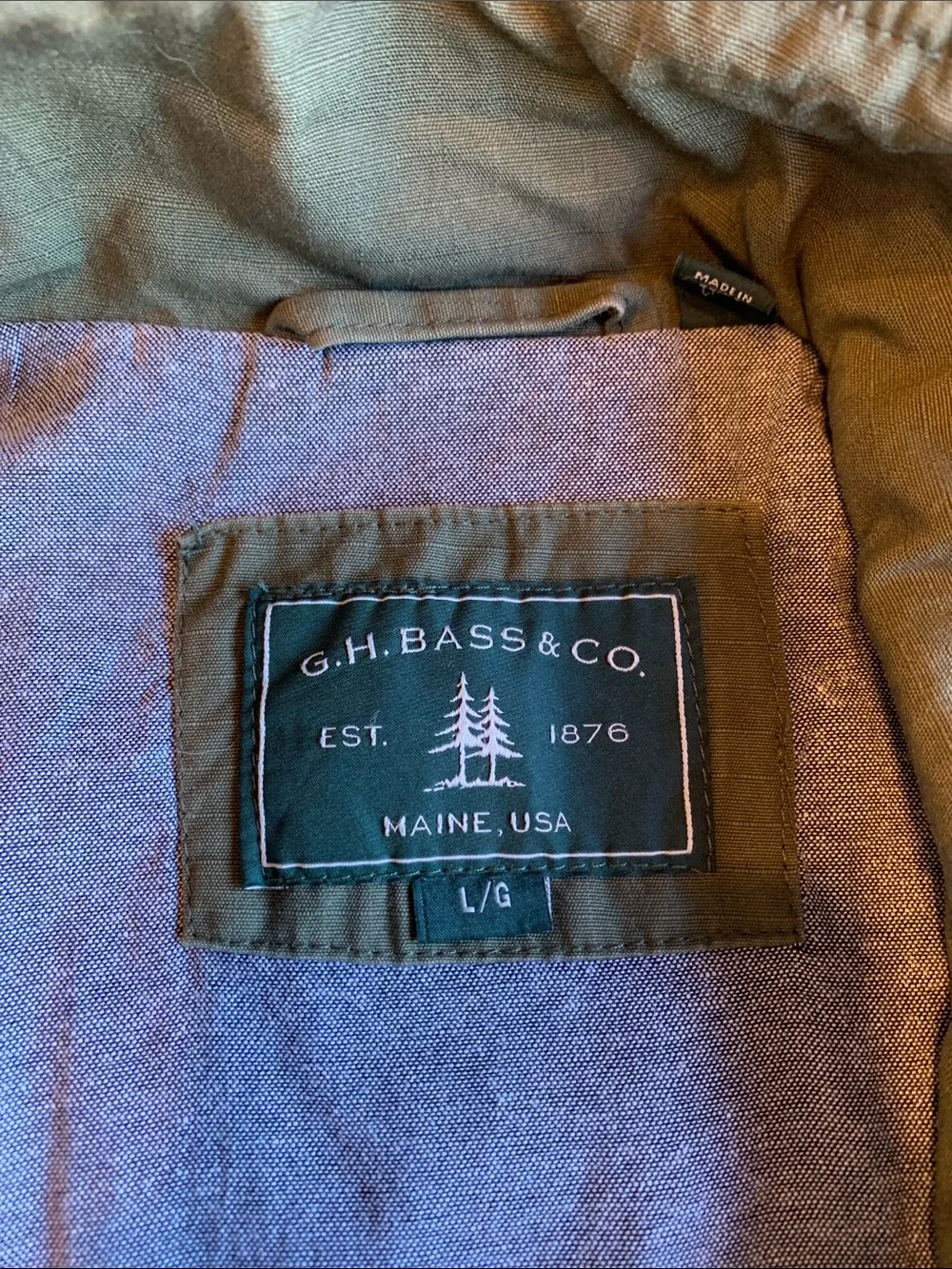 G.H. Bass & Co. rugged olive